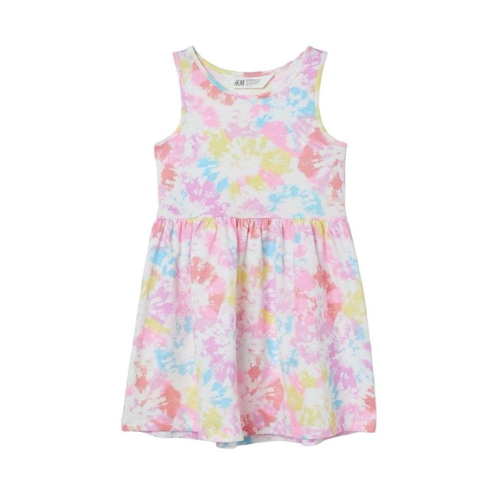 H&M girls size 6X-7 tie-dyed dress
